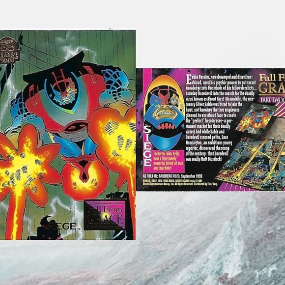 1994 Marvel Trading Cards - Fall From Grace Full Set of 9 - Picture 9 of 11